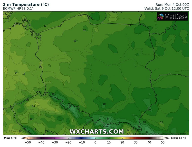 Koniec tygodnia przyniesie wyraźne ochłodzenie