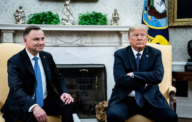 Andrzej Duda i Donald Trump