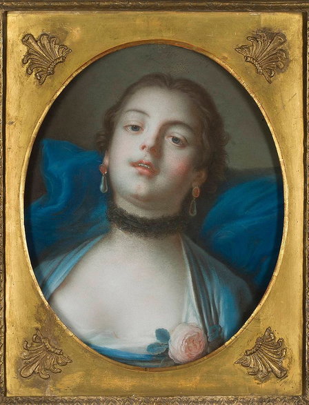 Domniemany portret Anny Binetti, pastel Louisa François Marteau, ok. 1766