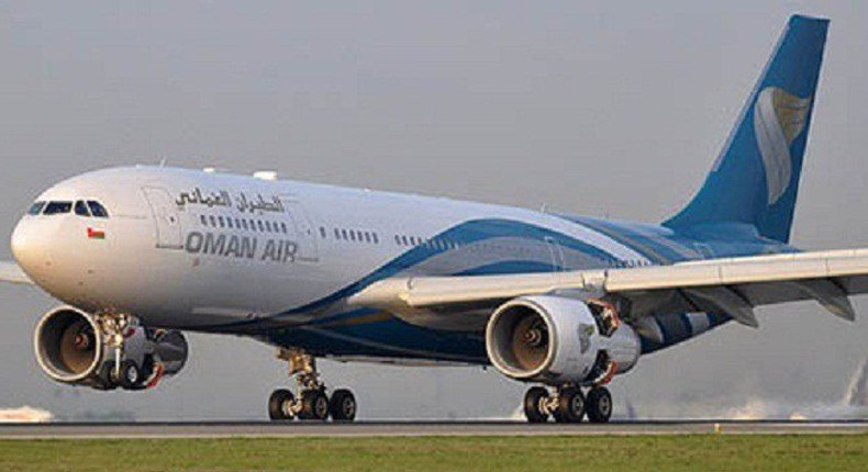 File Image of Oman Air Aeroplane 