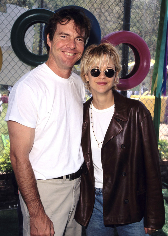 Dennis Quaid i Meg Ryan w 1995 r.