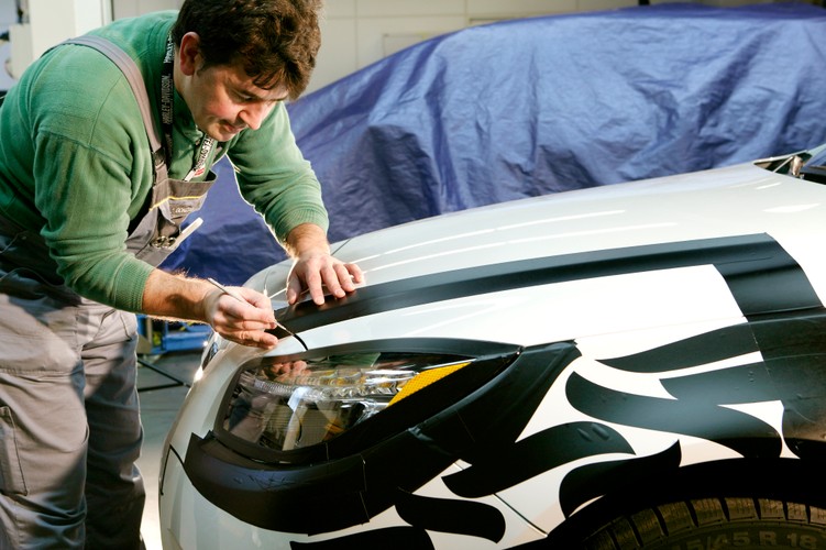 Ukrycie auta przed okiem konkurencji, ...