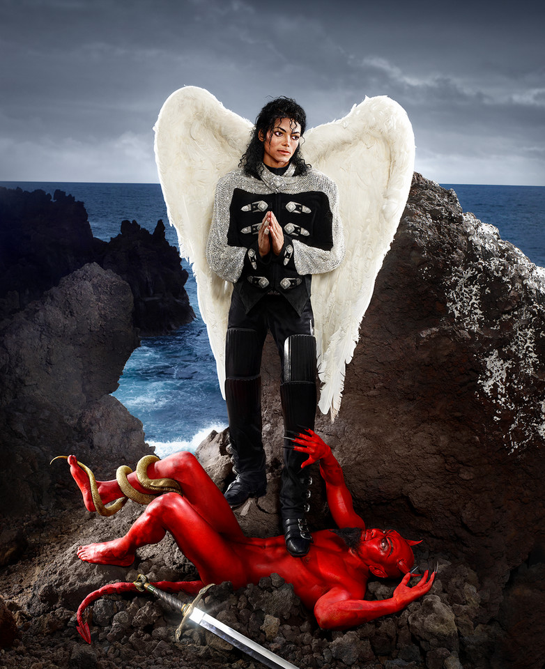 David LaChapelle, "Archangel Michael: And no message could have been any clearer" (2009)