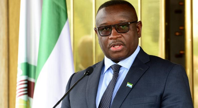 President Julius Bio of Sierra Leone.