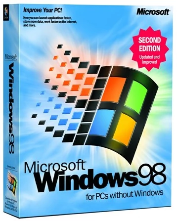 Windows 98 (25-06-1998), cena: 100 USD, procesor: 486DX/66 MHz, pamięć: 16 MB. (Fot. Chip.pl)