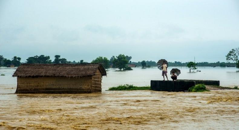 Flooded area 