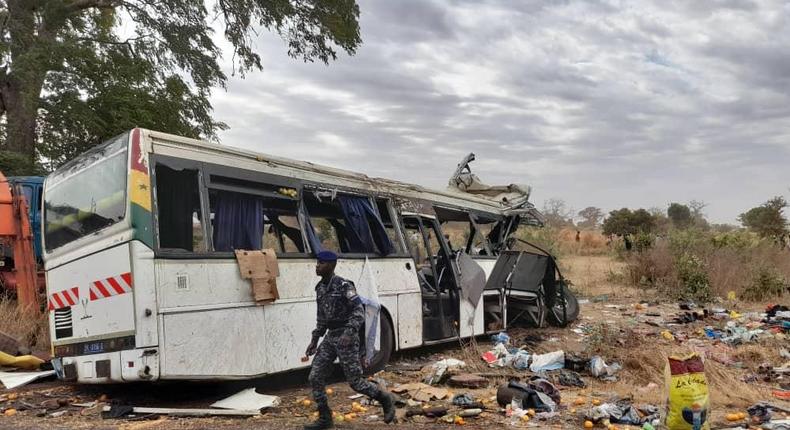 Un violent accident a occasionné la mort d'au moins 39 personnes, dans la nuit du samedi 7 au dimanche 8 janvier 2023, à Kaffrine (centre-ouest du Sénégal).