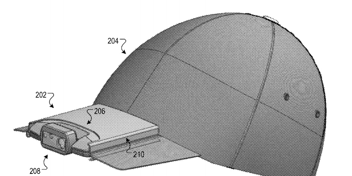 Czy czapka z kamerą zamontowaną na daszku ujrzy światło dzienne? Z patentami różnie bywa