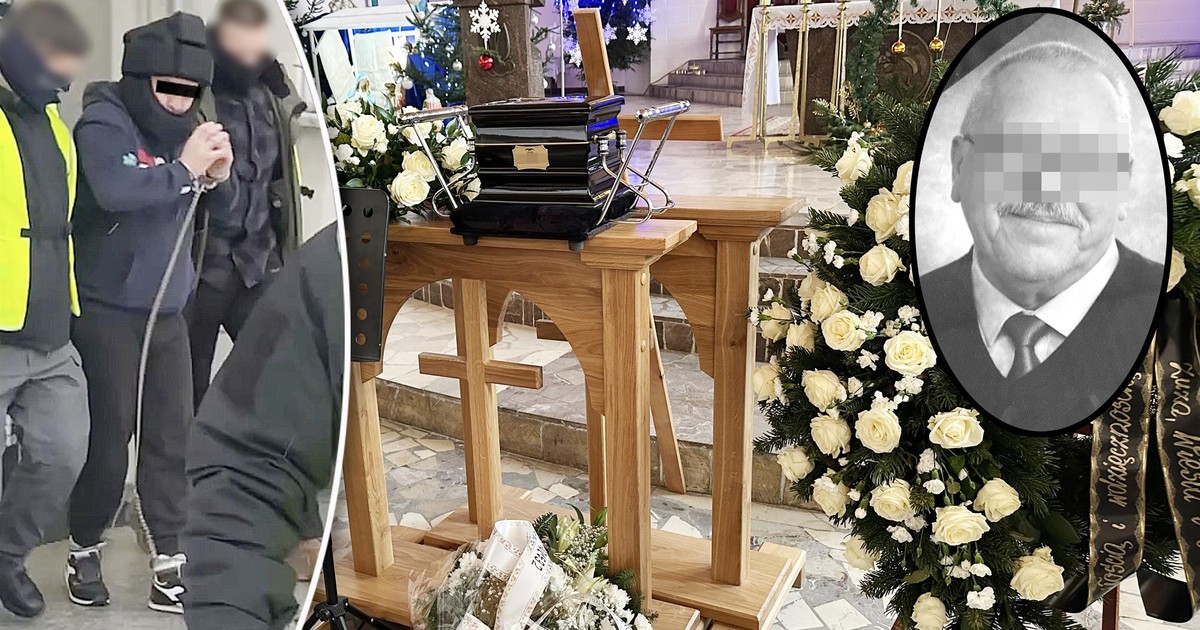 "Nie powinno nas tu być, nie powinno być tego pogrzebu". Rozpacz przy urnie z prochami taksówkarza