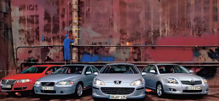 Peugeot 407 kontra Toyota Avensis VW Passat i Volvo S60: porównanie sedanów z silnikiem Diesla