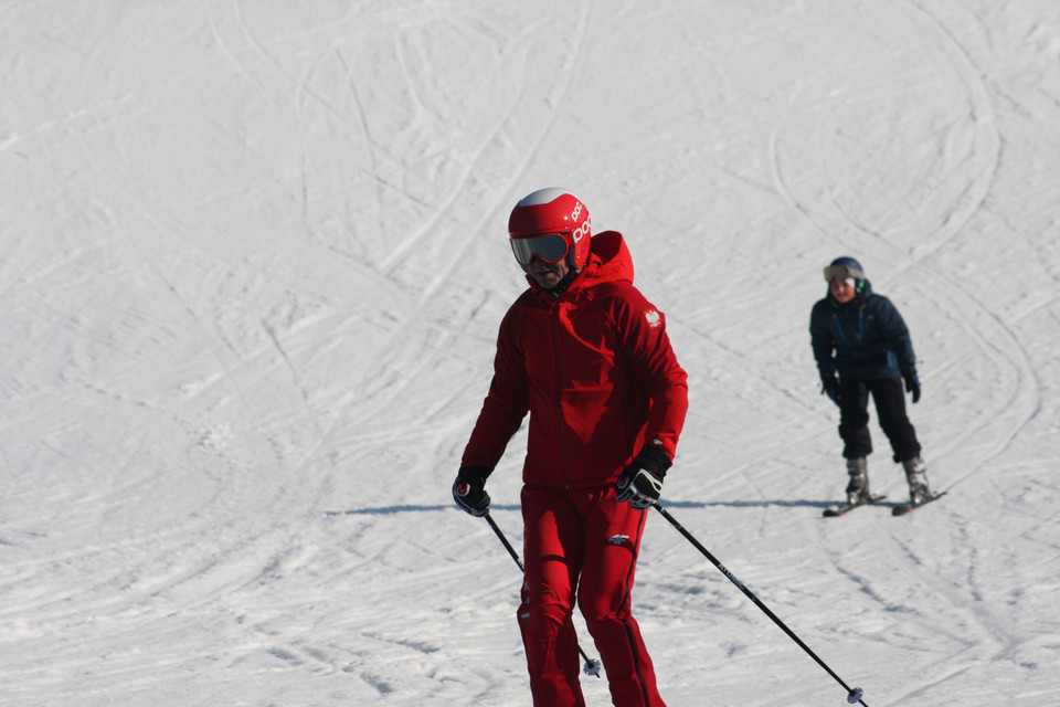 Andrzej Duda na nartach w Jurgowie (3 marca 2023)
