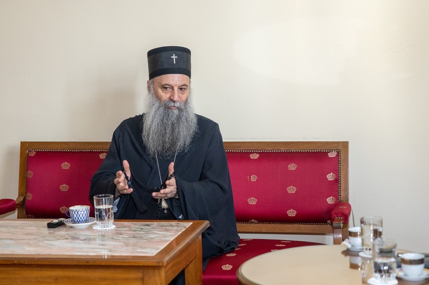 Patrijarh Porfirije i ministarka Tatjana Macura 