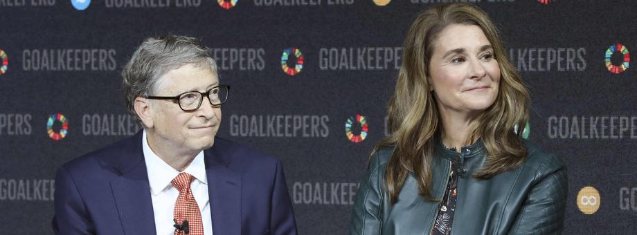 Melinda Gates i Bill Gates, 14.05.2018, Nowy Jork. Małżeństwo Gatesów poinformowało opinię publiczną, że zamierza się rozwieść