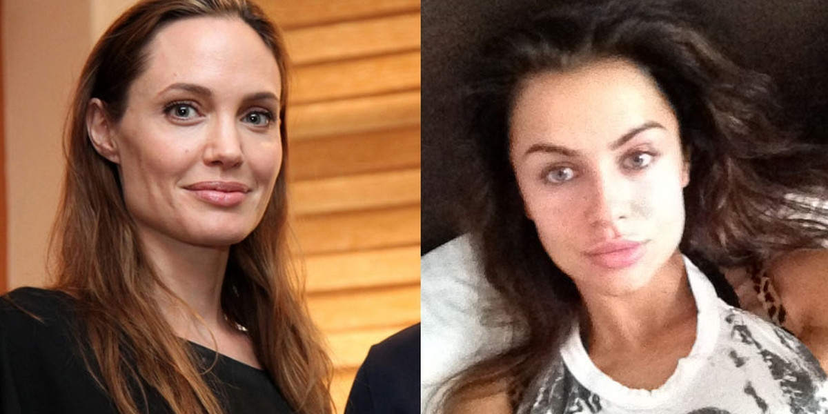 Angelina Jolie i Natalia Siwiec