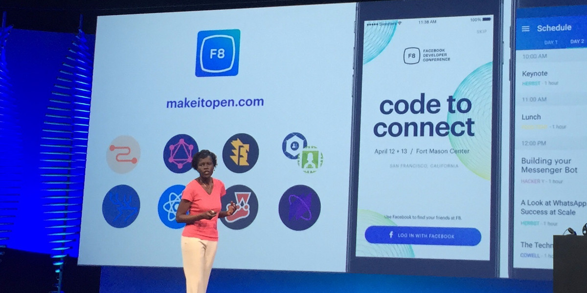 Facebook's Christine Abernathy discusses React Native at Facebook's F8 today.