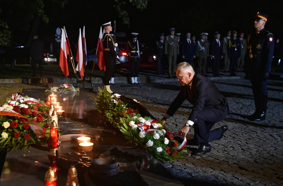 Uroczystości na Westerplatte