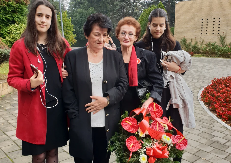 Nada Budisavljević sa porodicom