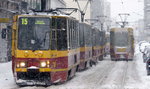 Tramwaje stanęły w śniegu