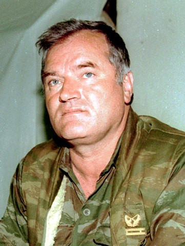 Ratko Mladić w 1993 r.