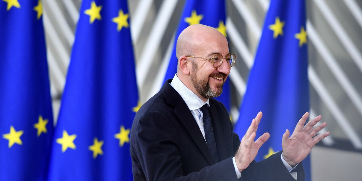 Przewodniczący Rady Europejskiej Charles Michel 