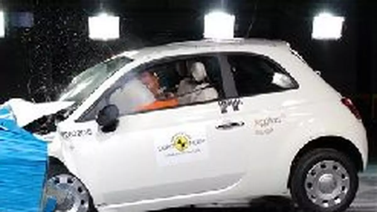 EuroNCAP: bezpieczny Fiat 500 na pięć gwiazdek! (+ wideo)