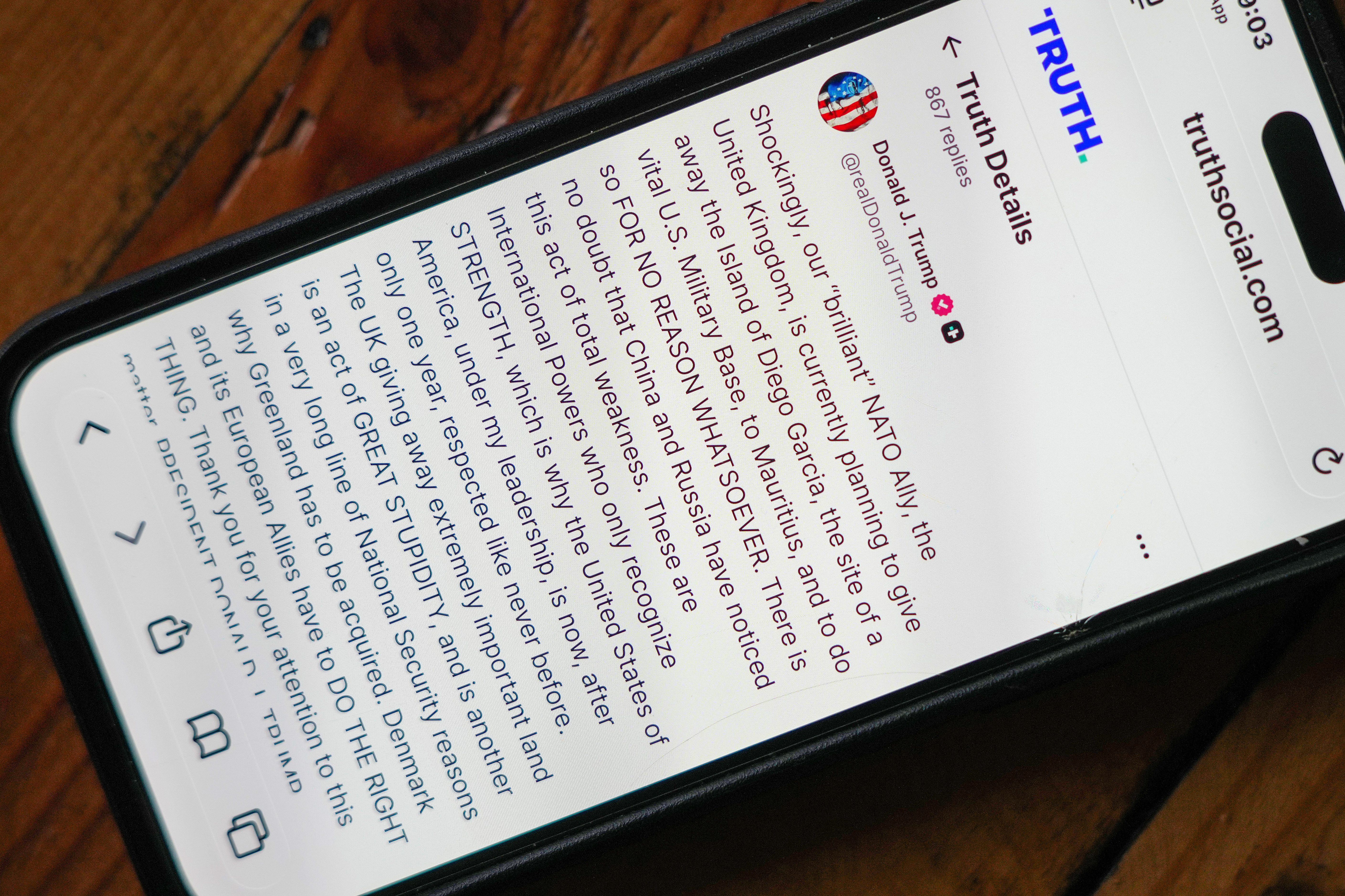 Îles Chagos: Trump défendra militairement Diego Garcia si l'accord échoue