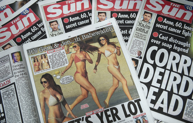 Rewolucja? Tabloid "The Sun" rezygnuje ze zdjęć kobiet topless