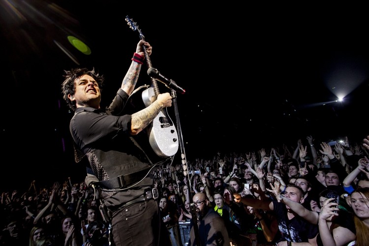 Green Day w Tauron Arena, w Krakowie, 21 stycznia 2017; fot. Kuba Ociepa