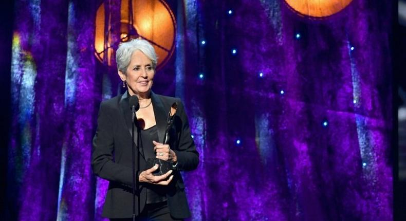 One of the leading protest singers in the 1960s, Rock & Roll Hall Of Fame inductee Joan Baez acknowledged many young people did not remember her music