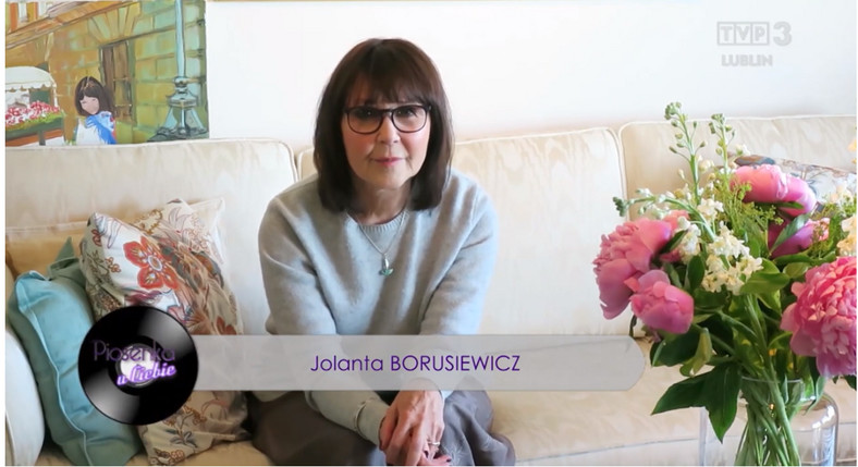 Jolanta Borusiewicz w programie "Piosenka u ciebie" (2021 r.)