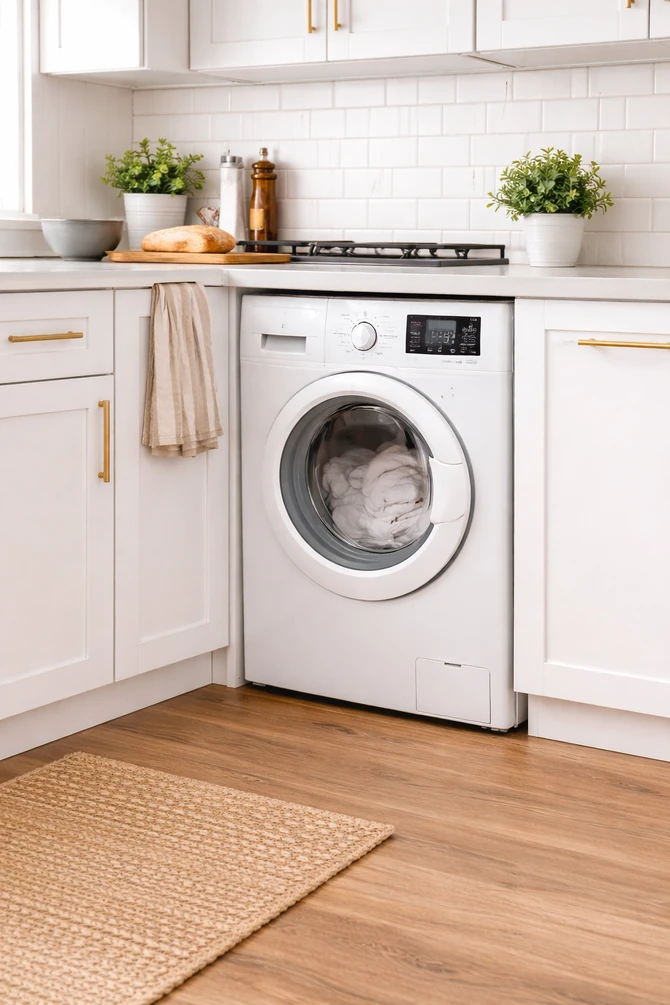 Veš mašina u kuhinju