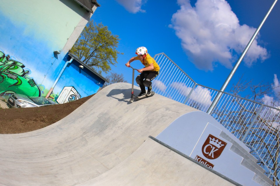 Skatepark przy Kadzielni w Kielcach