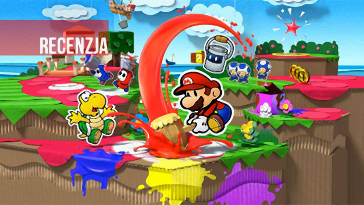 Recenzja Paper Mario: Color Splash - gra dobra, choć cienka jak papier!