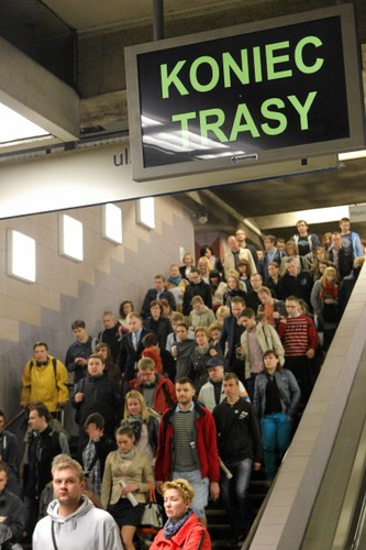 Paraliż metra w Warszawie
