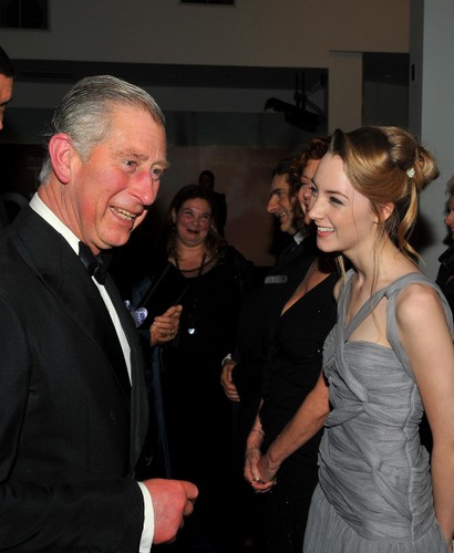 Saoirse Ronan i Książę Karol na premierze 'Nostalgii anioła'