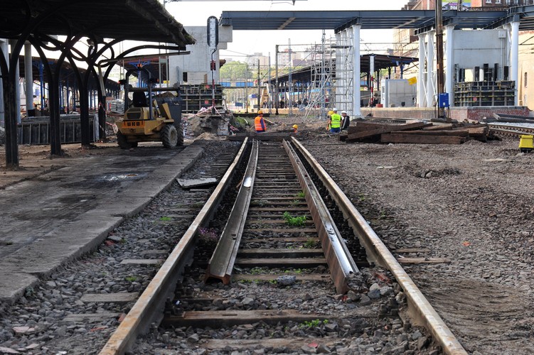 Modernizowany Dworzec PKP w Szczecinie  <br><br>fot. (mb/cat) PAP/ Marcin Bielecki