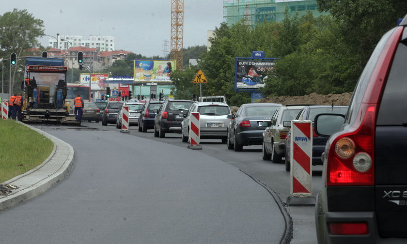 Remonty dróg paraliżują Gdańsk