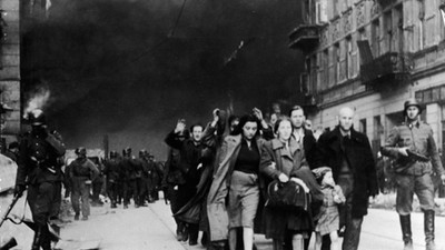 Jews Captured By Nazi Troops In Warsaw