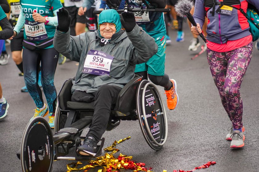 Chorzów. Start uczestników XI edycji Silesia Marathon 2019