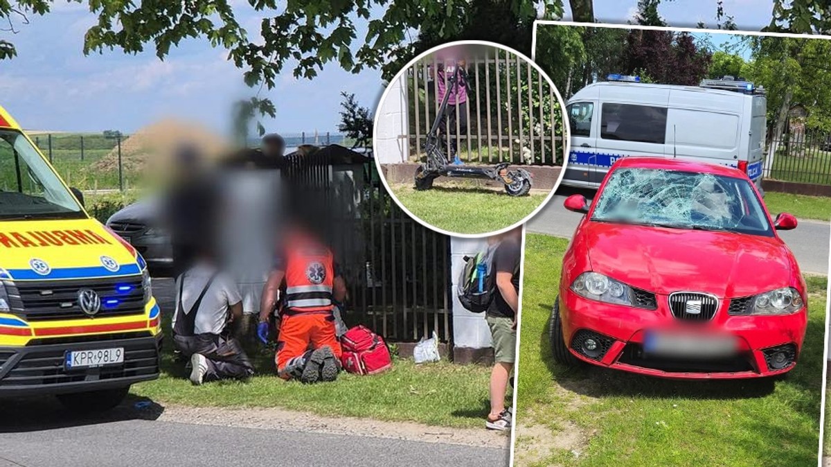 Dramatyczny wypadek dzieci na hulajnodze elektrycznej. Na miejscu lądował śmigłowiec LPR