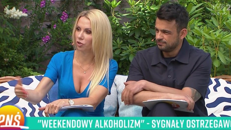 Małgorzata Opczowska i Robert El Gendy w programie "Pytanie na śniadanie"