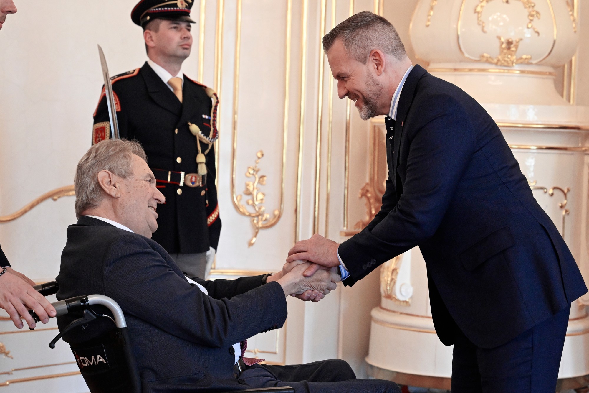 Prezident Pellegrini prijal bývalého prezidenta Českej republiky Miloša Zemana.