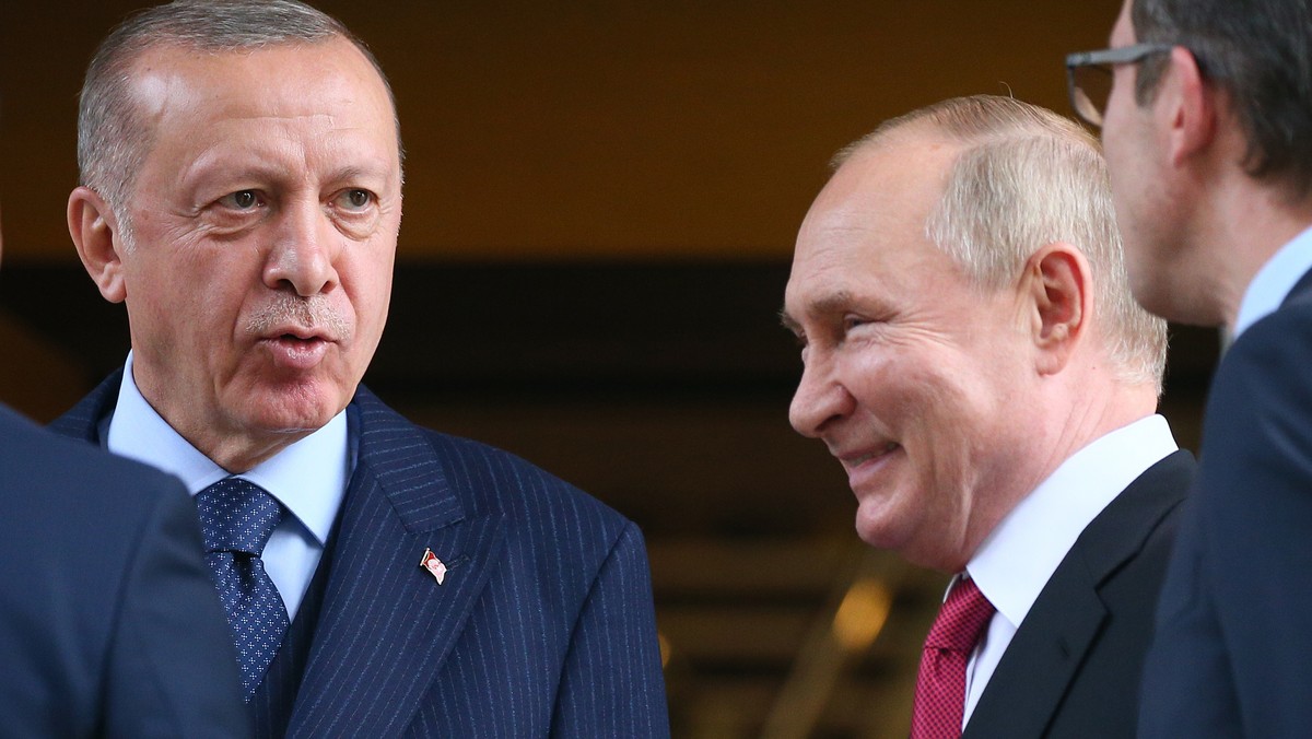 Recep Tayyip Erdogan i  Władimir Putin