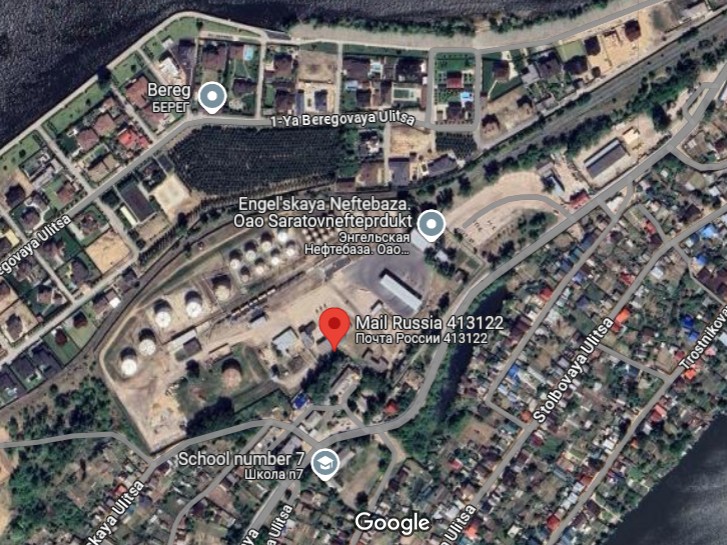 Płoną zakłady Saratovneftprdukt w Engels, Rosja