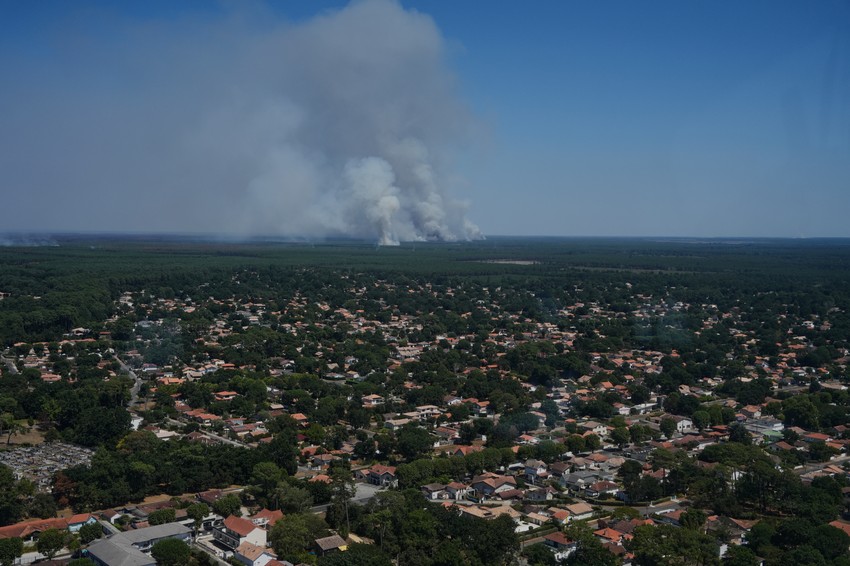 Požar kod Liža-Kap-Ferea, Francuska