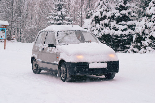 Odśnież auto, zanim odjedziesz!