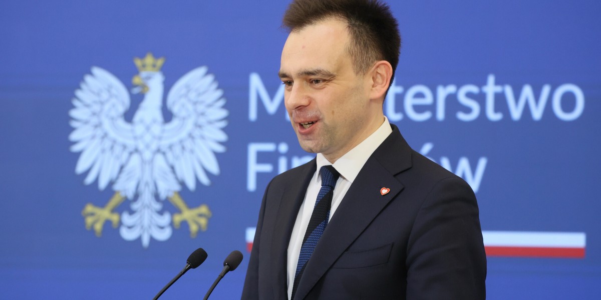 Minister finansów Andrzej Domański.