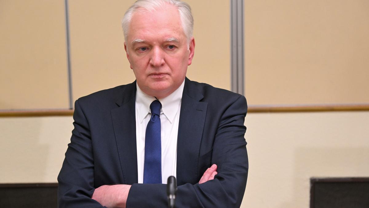 Były wicepremier w rządzie PiS Jarosław Gowin podczas posiedzenia sejmowej komisji śledczej