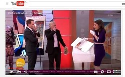 Prezenterka podarła na wizji plakat wart 150 tys. funtów [WIDEO]