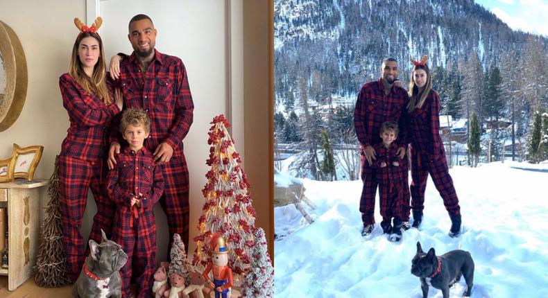 Kevin Prince Boateng and family